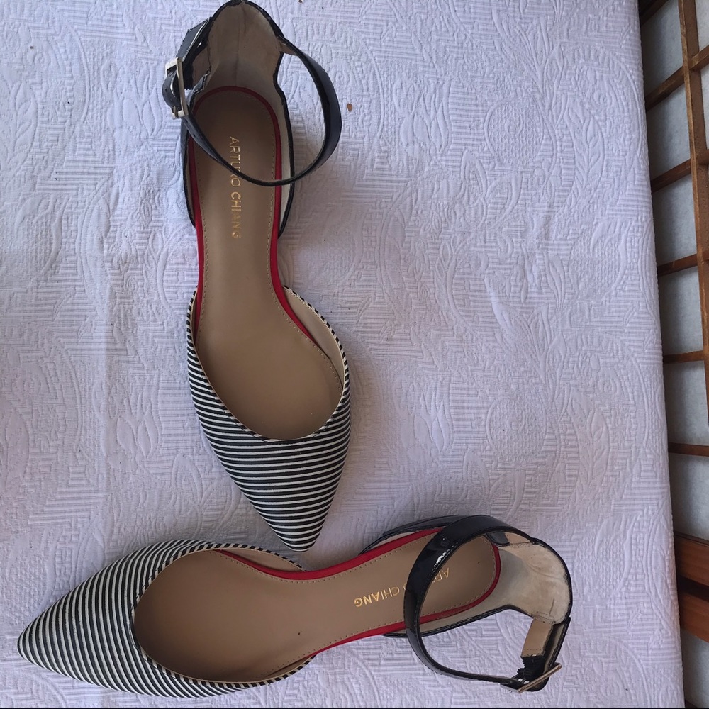 Arturo Chiang ankle strap flats HUGE price reductions, I must be CRAZY!!!!